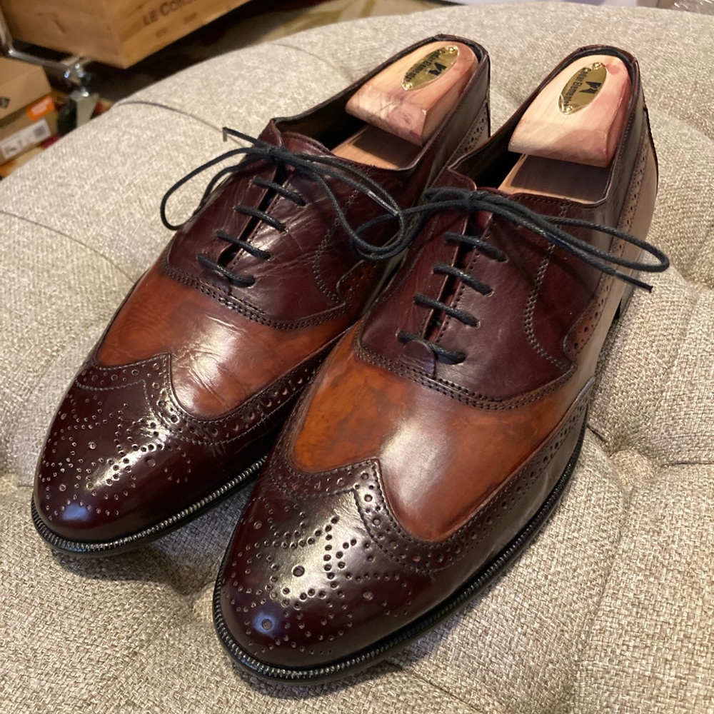 Vintage Johnston and Murphy Oxfords - Made in Italy - Size 8.5